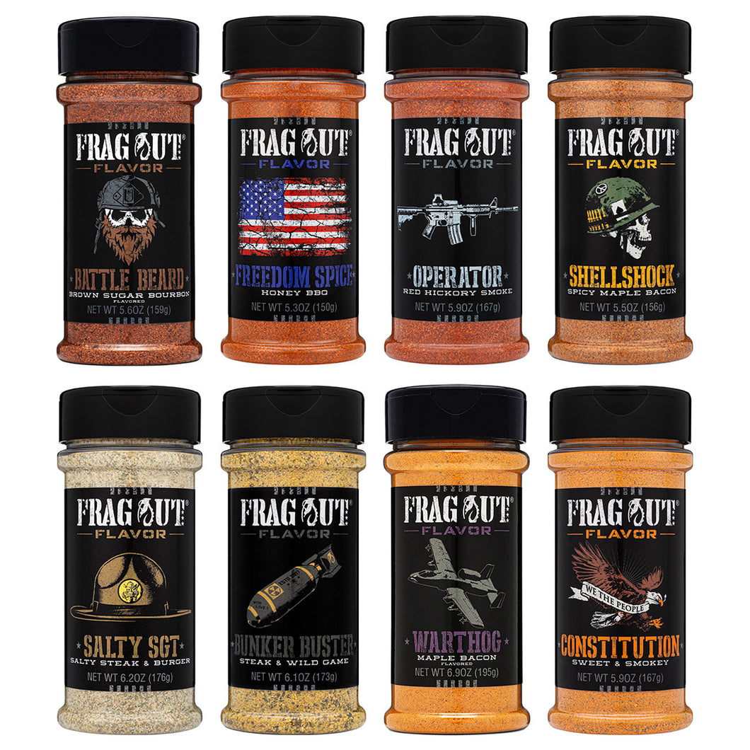 BBQ Pack - rubs and seasonings assortment