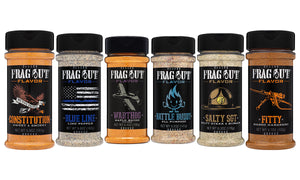 Frag Out Favorites - BBQ rubs and seasonings assortment