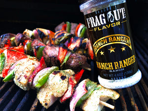 Ranch Ranger shish kabobs on grill